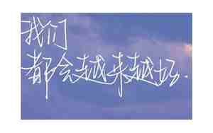 每个人都有自己的天空句子