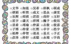 宝宝单字名男大气名字