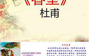 春望重点句子