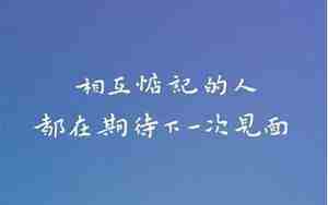 期待相关句子
