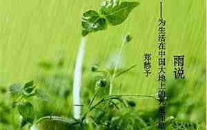雨说当中的反复句子