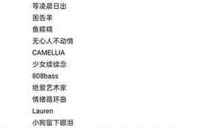 网名呢称
