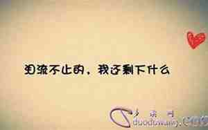 不后悔遇到朋友的句子