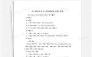 我国的政党制度教案