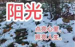 描写冬日太阳的句子