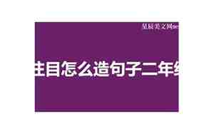 作者怎么造句子