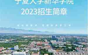 宁夏大学新华学院